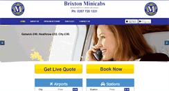 Desktop Screenshot of brixtontaxi.com